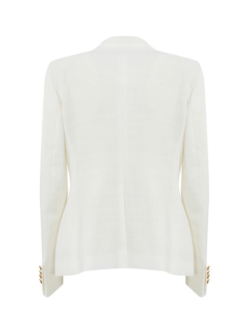 Blazer doppiopetto J-Coral in viscosa Bianco Tagliatore | J-CORAL1EK 340159 U 25E174EX827